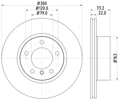 Ocasión Especial Disco de freno HELLA 8DD 355 118-041